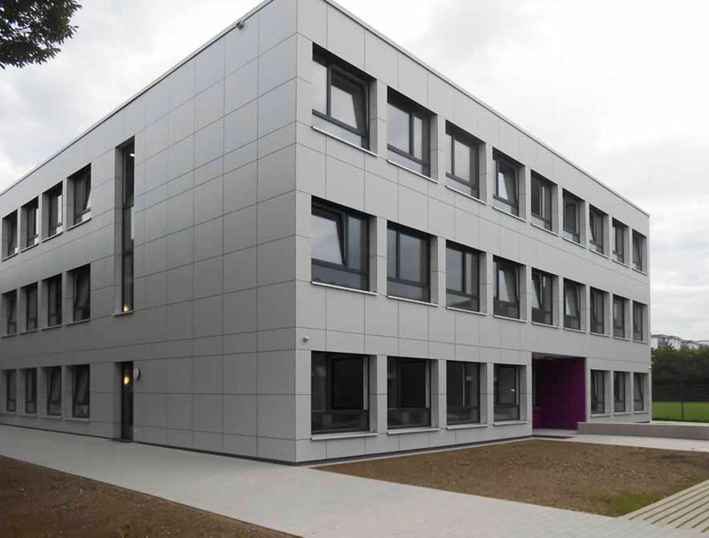 Europäische Schule München, Neubau Lila Provisorium