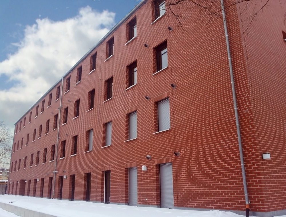 Außenansicht des Passivhauses in der Hildegard Knef Straße in Ingolstadt