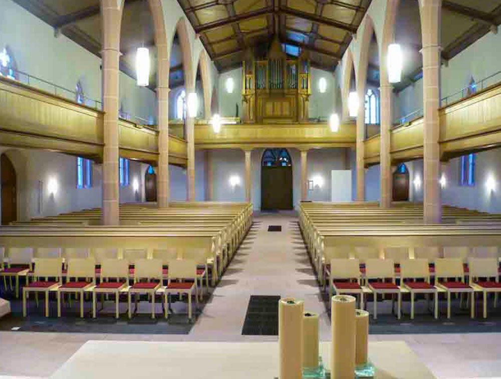 Umbau und Sanierung der Kirche in Eichstetten